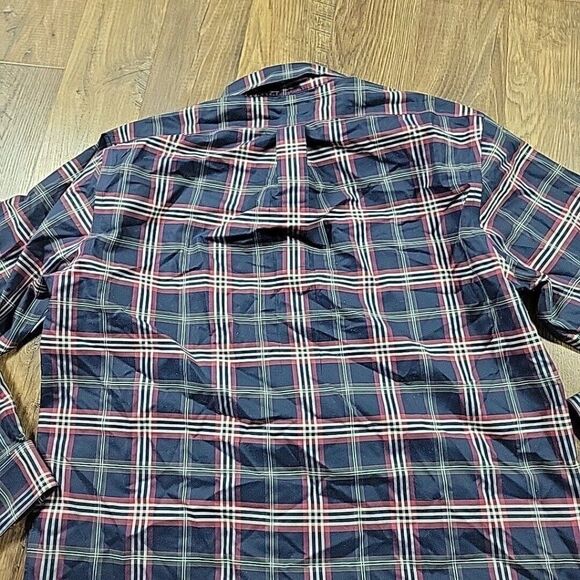 Brooks Brothers Shirt Mens Large Blue Red Green Check Button Up Long Sleeve - Picture 6 of 7
